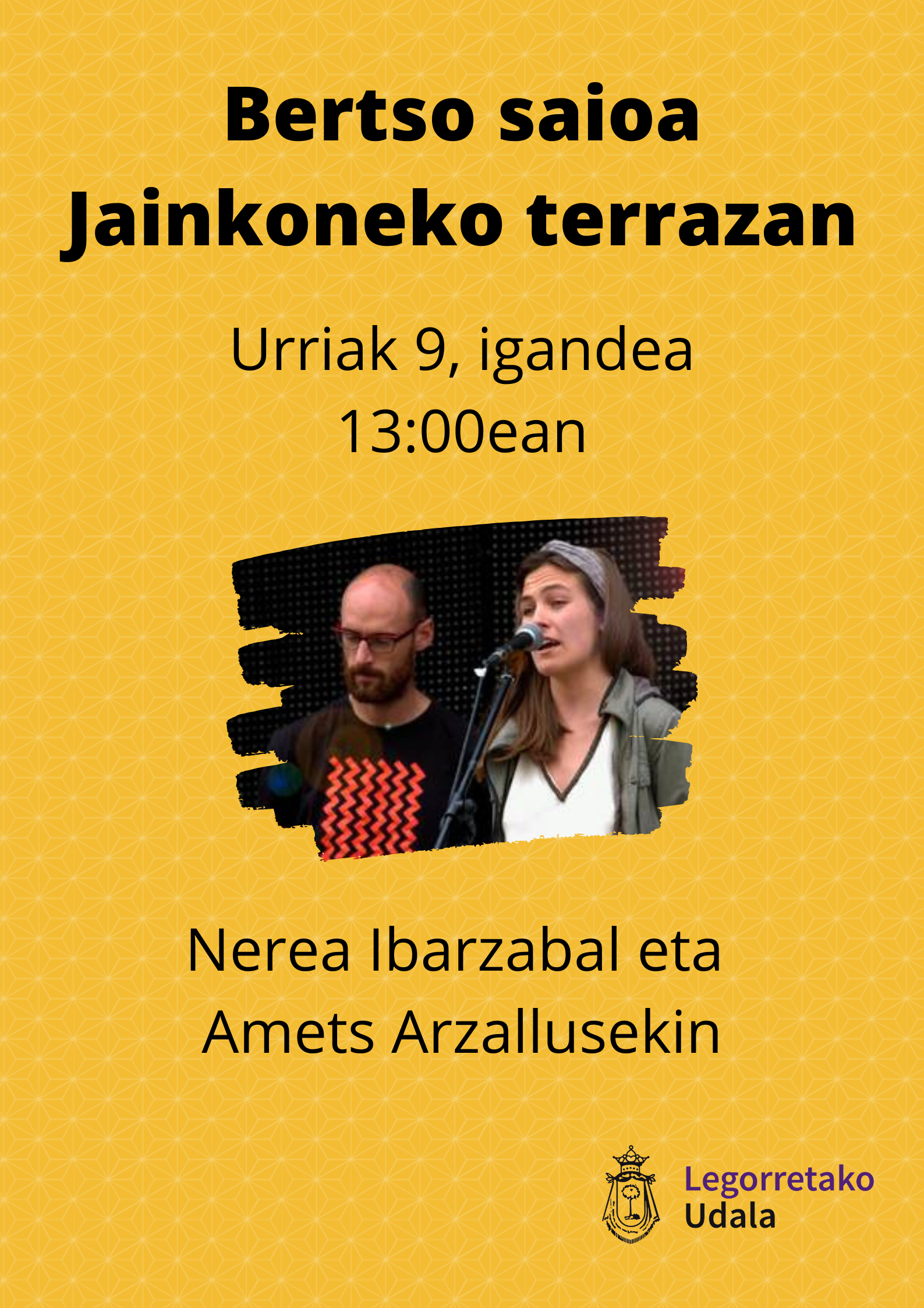 Bertso saioa Jainkoneko terrazan