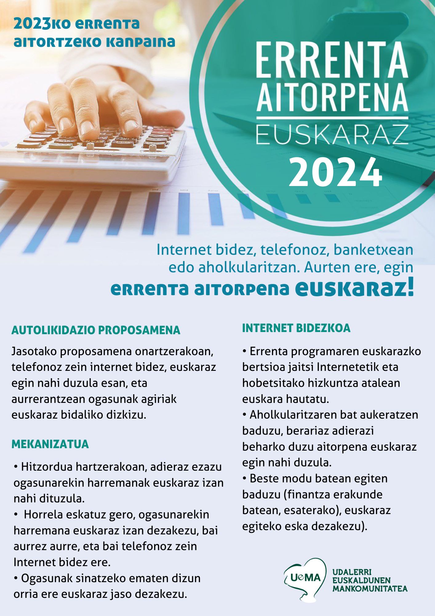 Errenta aitorpena 2024 kartela info