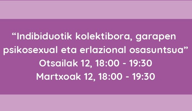 Lehen Hezkuntzako haurren guraso, zaintzaile eta tutoreei zuzendutako bigarren hitzaldia