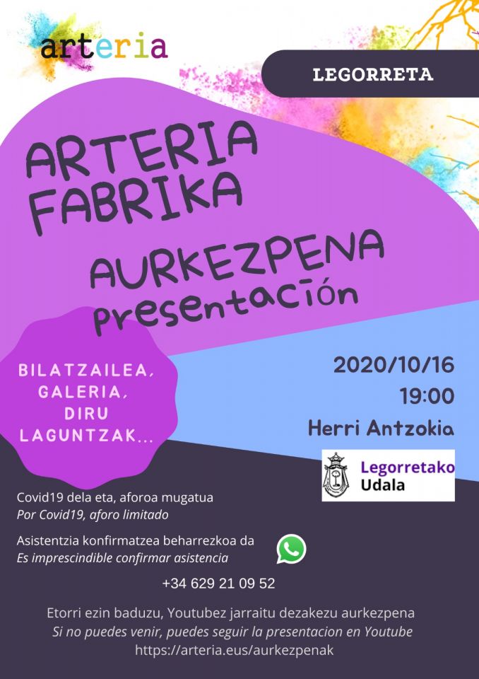 Presentación de "Arteria" en el Herri Antzokia