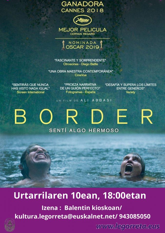 Película de este domingo: "Border"