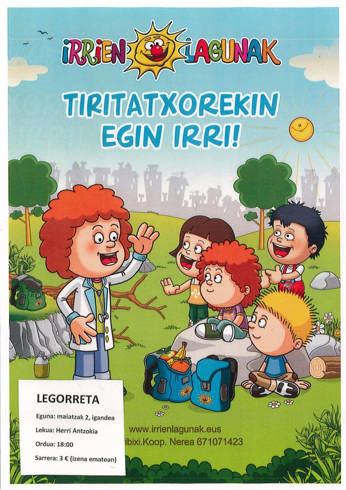 Últimas entradas para 'Tiritatxorekin egin irri!'
