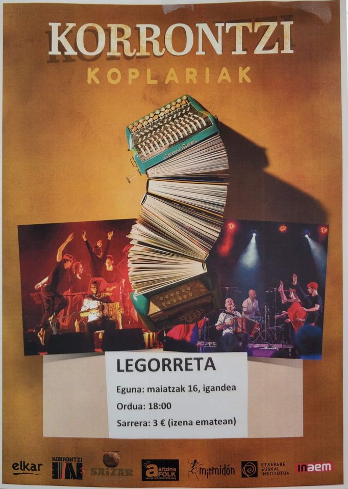 Korrontzi musika taldearen emanaldia, igandean