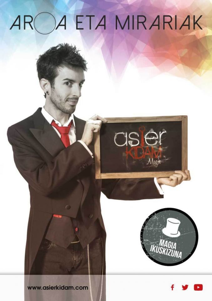 Espectáculo de magia de Asier Kidam, el sábado