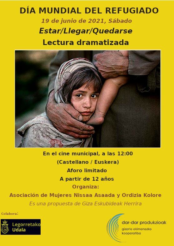 Proyección en torno al Día Mundial del Refugiado, el sábado
