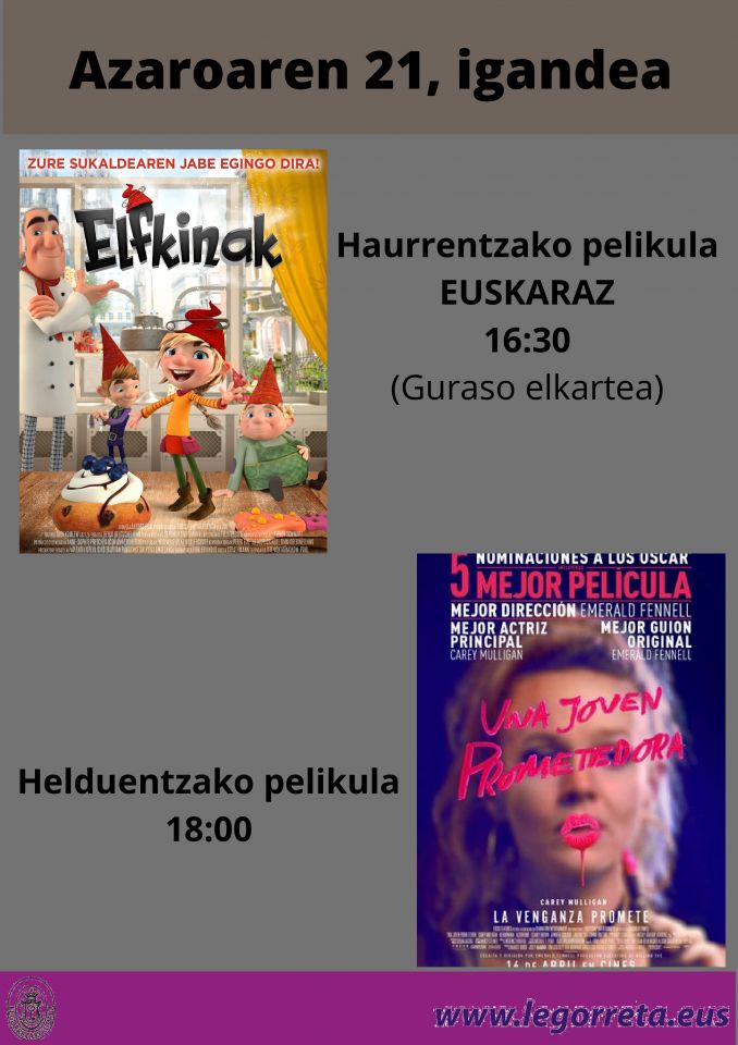 Mañana se ofrecerán dos películas en el Antzokia