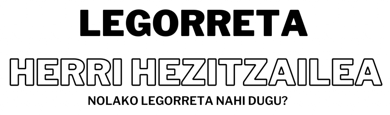 Nolako Legorreta nahi duten azaltzeko saioak gazteekin