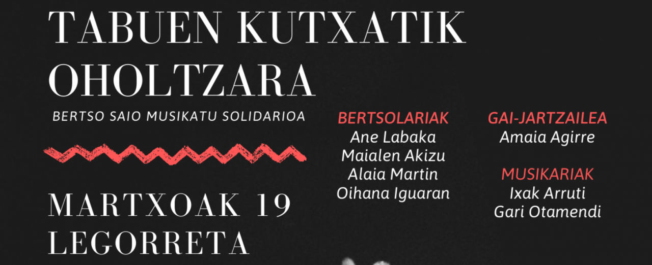 Minbiziaren inguruko bertso saio musikatu solidarioa izango da martxoaren 19an