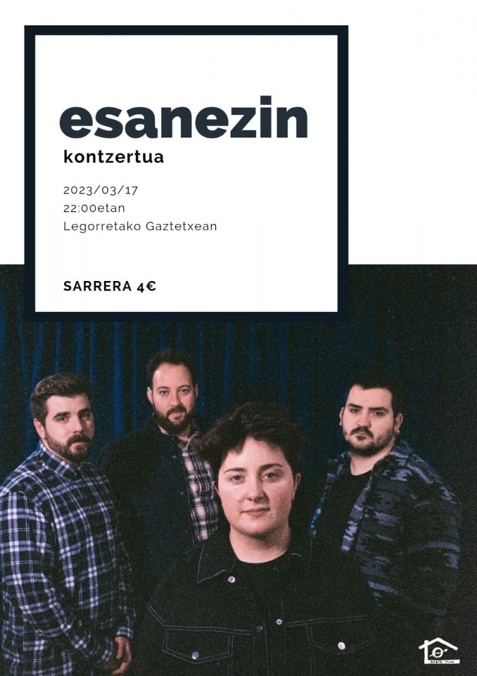 Concierto del grupo 'Esanezin' en el gaztetxe