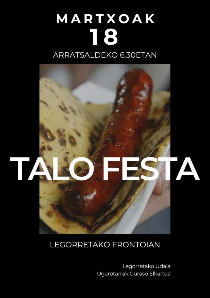 Mañana se celebrará la fiesta solidaria del talo