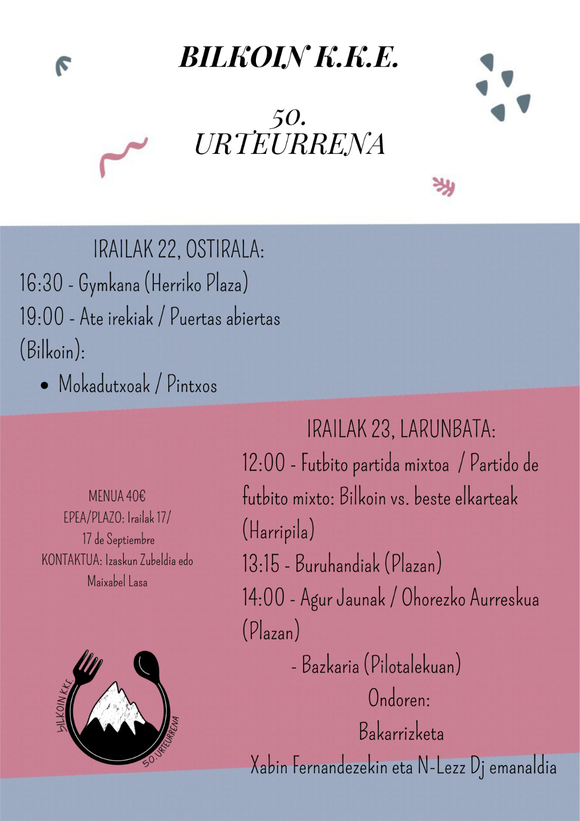 Bilkoin 50. urteurrea